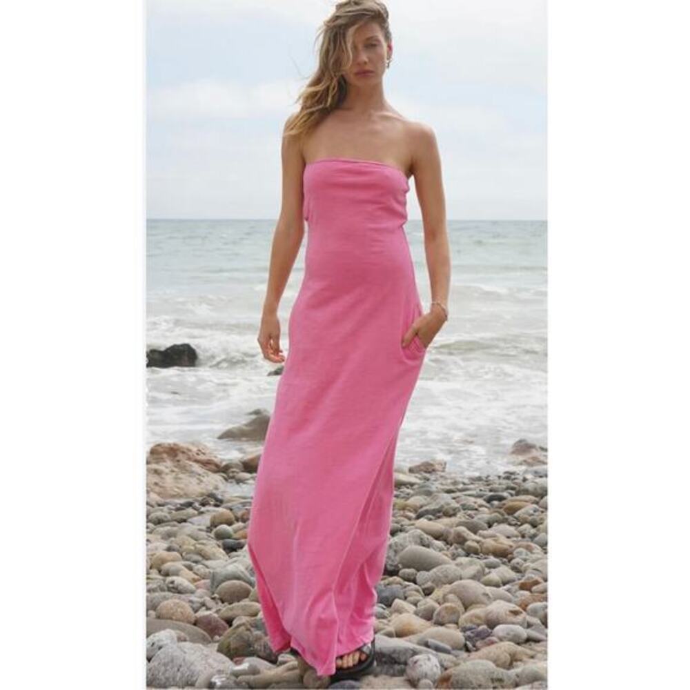 LNA Clothing Topanga Dress Candy Pink Medium - Picture 1 of 5